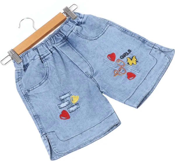 Blue_Short_For_Girls_Casual_Embriodered_Denim-Pack_Of_1