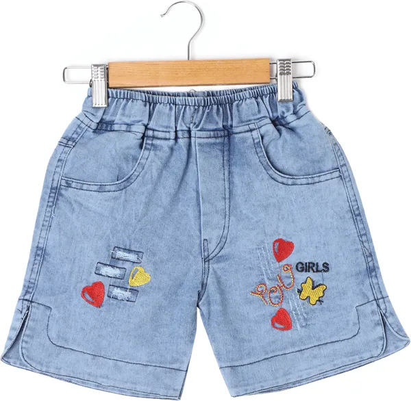 Blue_Short_For_Girls_Casual_Embriodered_Denim-Pack_Of_1