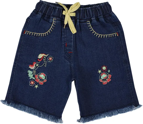 Blue_Short_For_Girls_Casual_Embriodered_Denim-Pack_Of_1