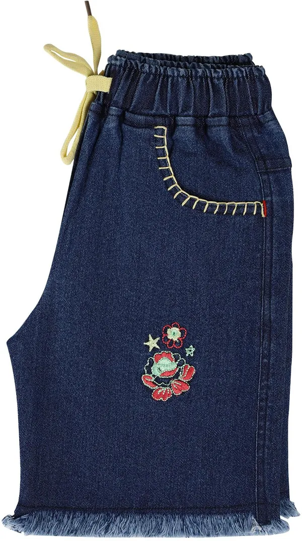 Blue_Short_For_Girls_Casual_Embriodered_Denim-Pack_Of_1