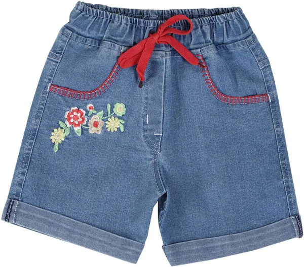 Blue_Short_For_Girls_Casual_Embriodered_Denim-Pack_Of_1