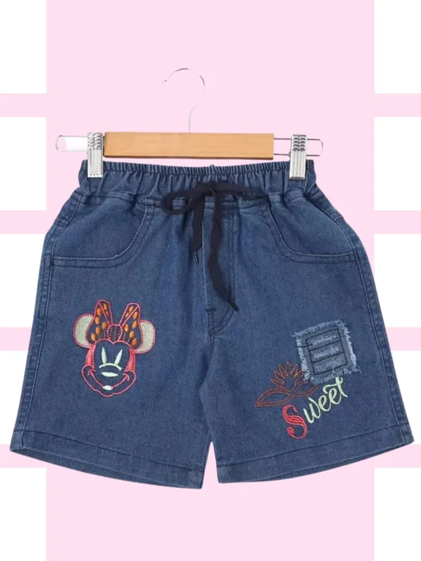 Blue_Short_For_Boys_Casual_Embriodered_Denim-Pack_Of_1