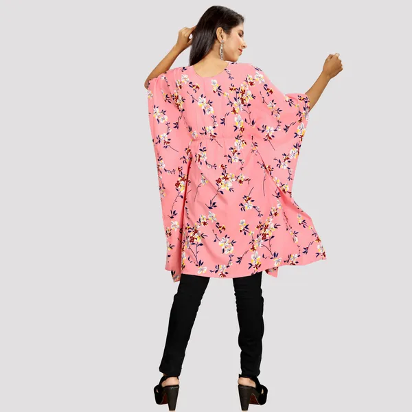 Girls_Pink_&_White_Floral_Print_Crepe_Kaftan_Dress