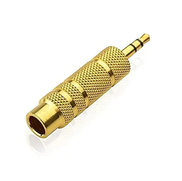 Gold_Plated6.35mm_Female_Plug_to_3.5mm_Male_Connector_Earphone_Amplifier_Audio_Adapter_Microphone_AUX_6.5_3.5_Mm_Converter