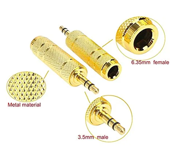 Gold_Plated6.35mm_Female_Plug_to_3.5mm_Male_Connector_Earphone_Amplifier_Audio_Adapter_Microphone_AUX_6.5_3.5_Mm_Converter