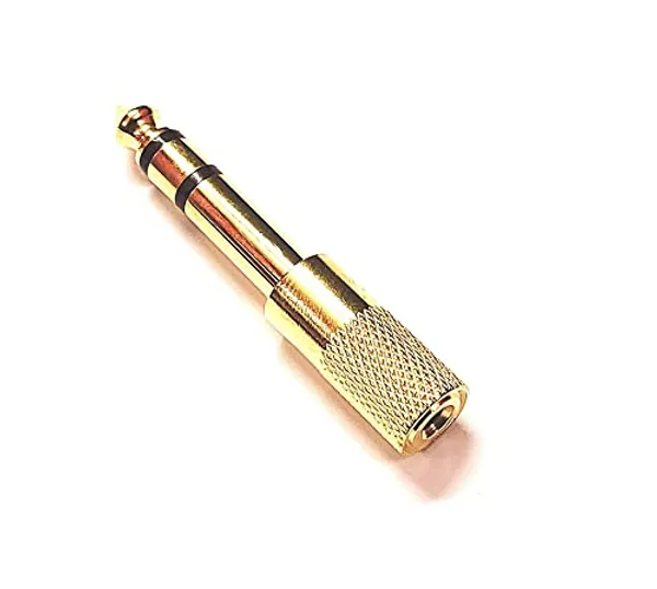 Gold_Plated_6.35mm_1/4_inch_Stereo_Male_to_3.5mm_1/8_Inch_Female_Headphone_Jack_6.35mm_Stereo_Audio_Adapter
