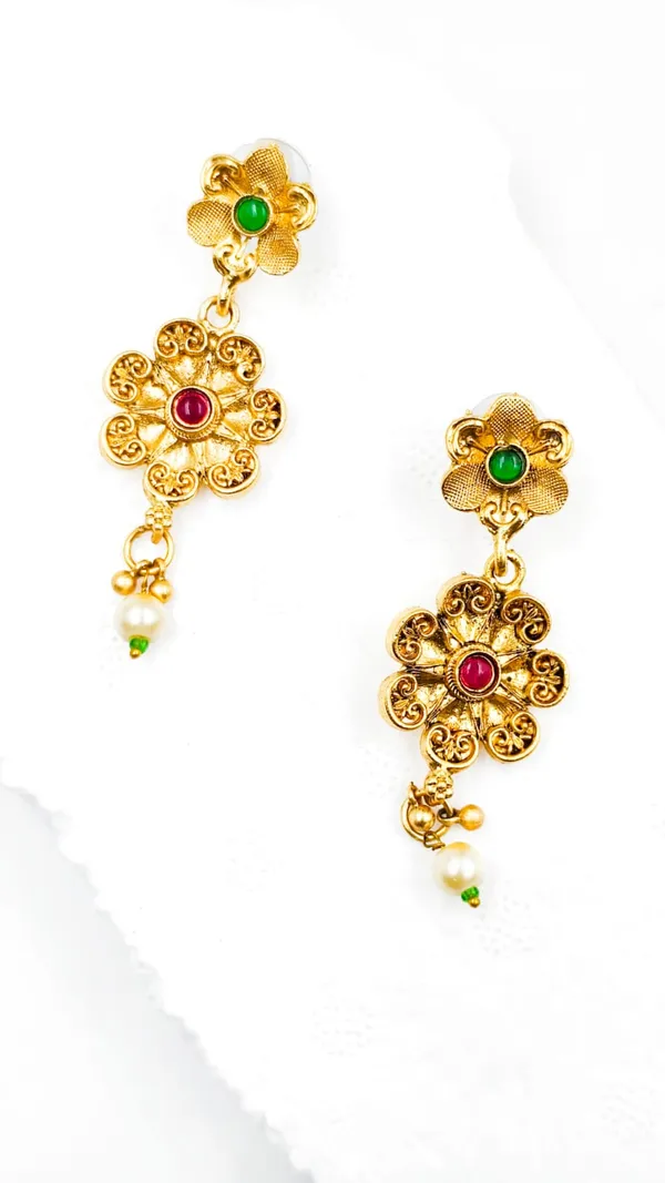 Alloy_Choker_Set_Gold_Plated_For_Women
