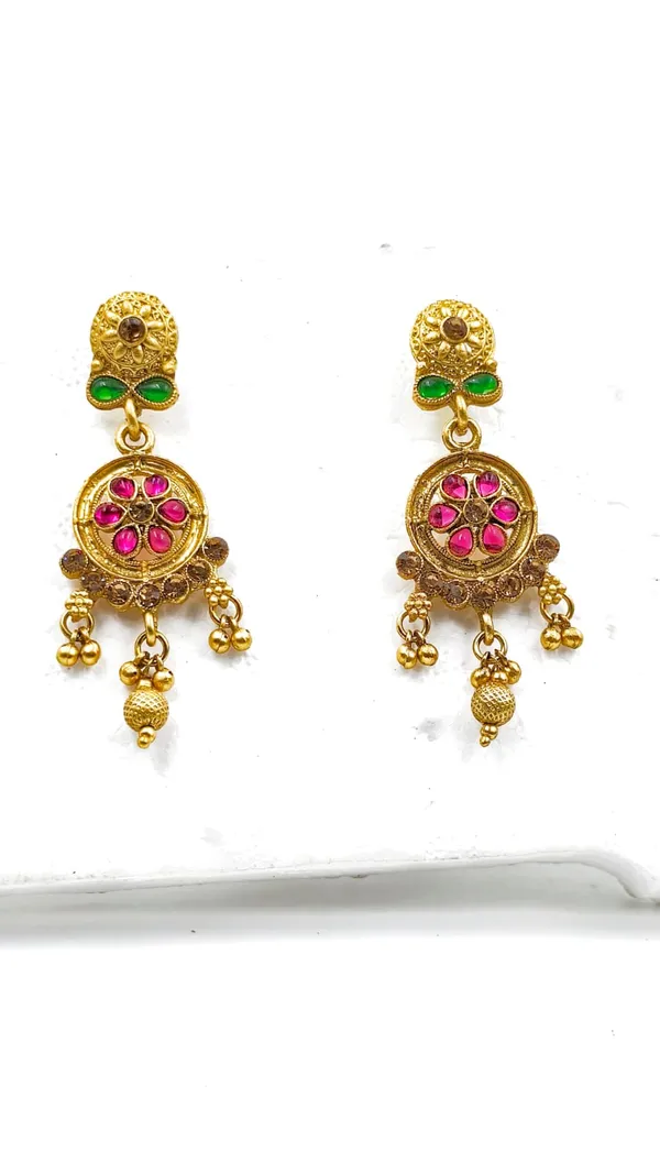 Alloy_Choker_Set_Gold_Plated_For_Women