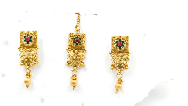 Alloy_Choker_Set_Gold_Plated_For_Women