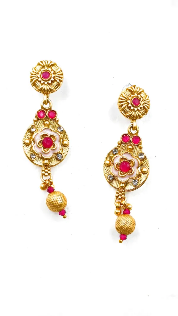 Alloy_Choker_Set_Gold_Plated_For_Women