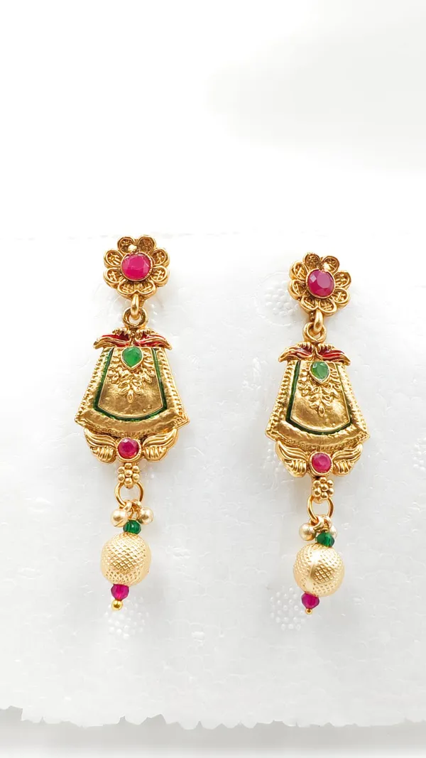 Alloy_Choker_Set_Gold_Plated_For_Women