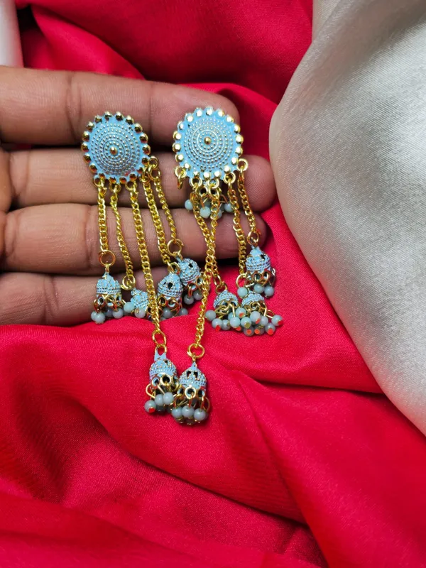 Traditional_Jhumka_Earrings_For_Women_|_Golden