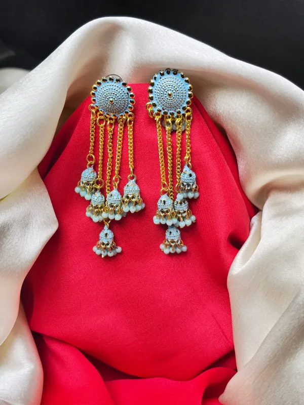 Traditional_Jhumka_Earrings_For_Women_|_Golden