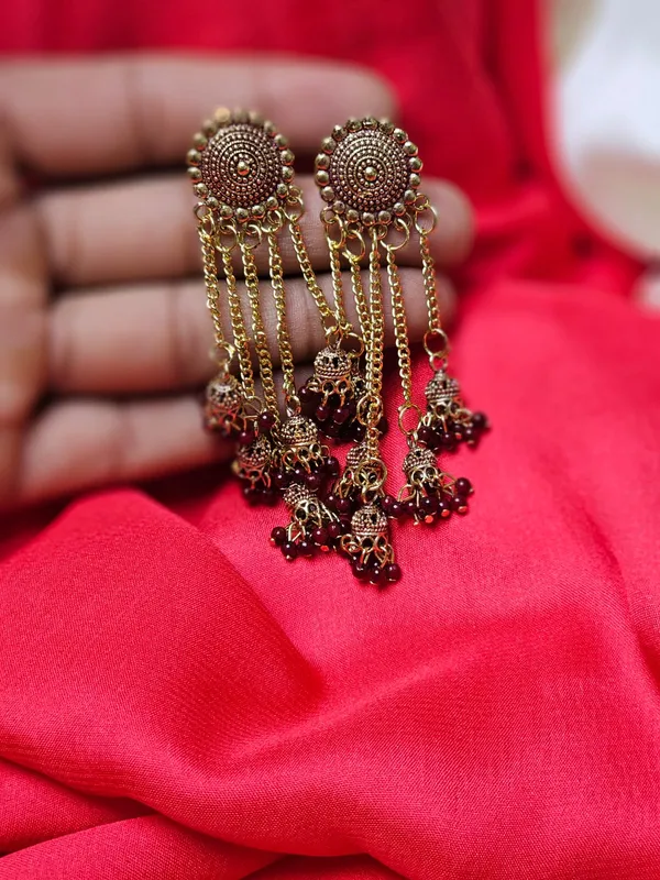 Traditional_Jhumka_Earrings_For_Women_|_Golden