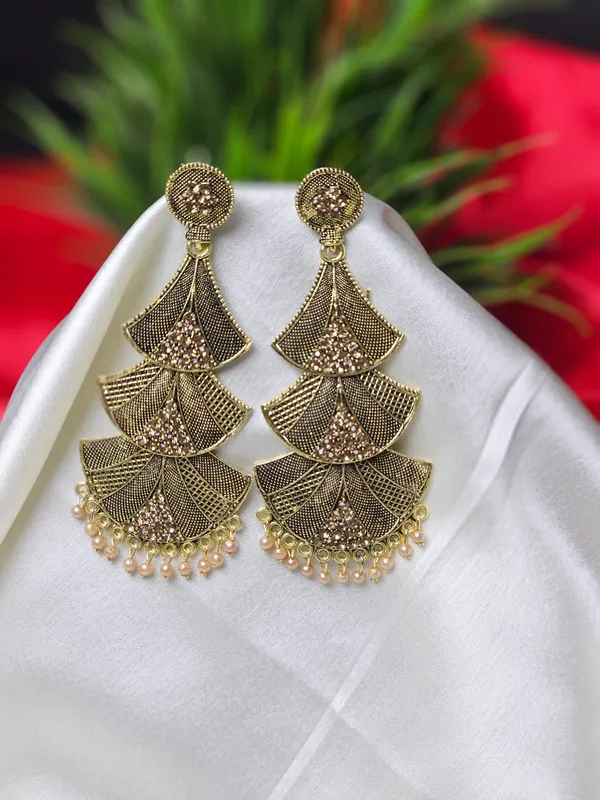 Antique_Earrings_For_Women_|_Golden