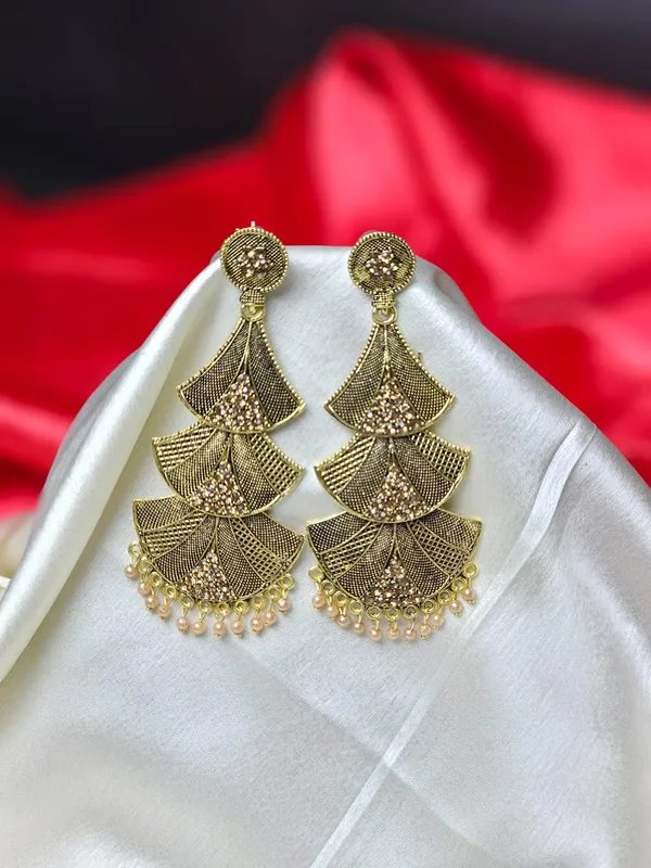 Antique_Earrings_For_Women_|_Golden