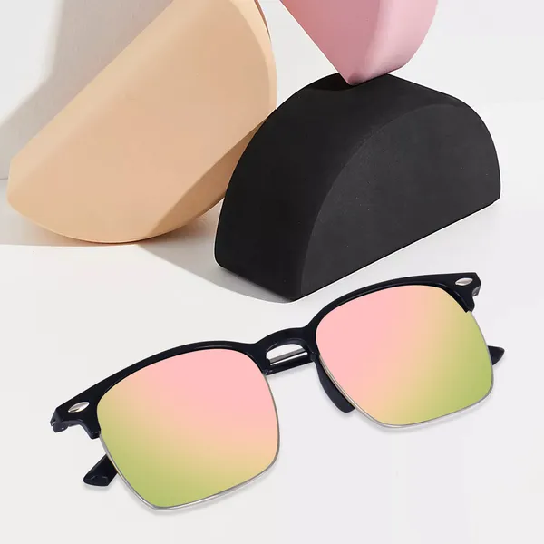 Golden_Lenses_Clubmaster_Reflector_Sunglasses_(SG3911GD)_-_For_Unisex