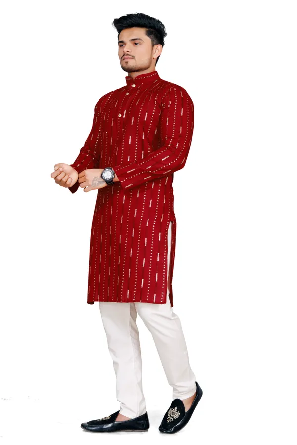 Good_Looking_Cotton_Kurta_Sets_For_Men