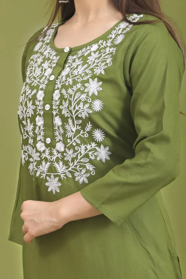 Rayon_Kurti_With_Embroidery_Work