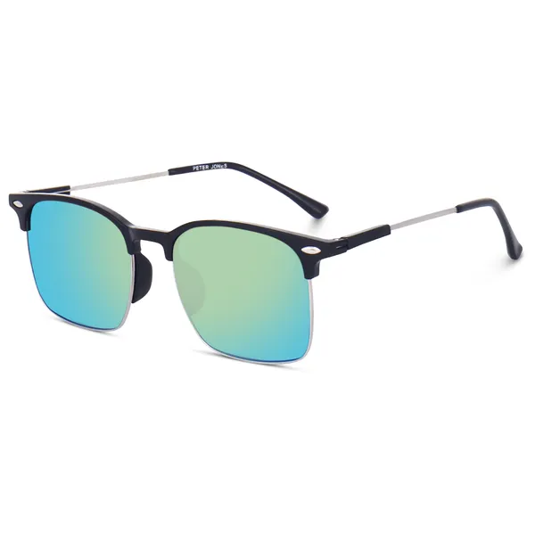 Green_Lenses_Clubmaster_Reflector_Sunglasses_(SG3911GR)_-_For_Unisex