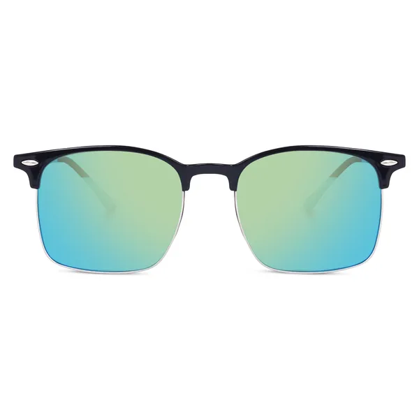 Green_Lenses_Clubmaster_Reflector_Sunglasses_(SG3911GR)_-_For_Unisex