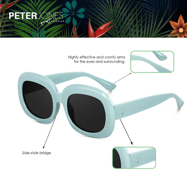 Green_Oversized_Square_UV/UB_Protected_Sunglasses_-_For_Women_(3364GR)
