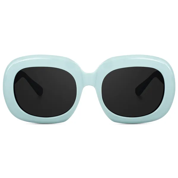 Green_Oversized_Square_UV/UB_Protected_Sunglasses_-_For_Women_(3364GR)