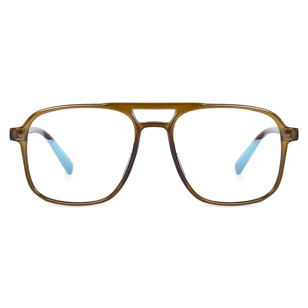 Green_Square_Large_Anti_Glare/UV_Protected_Computer/Gaming_Glasses_(20001GR)_-_For_Unisex