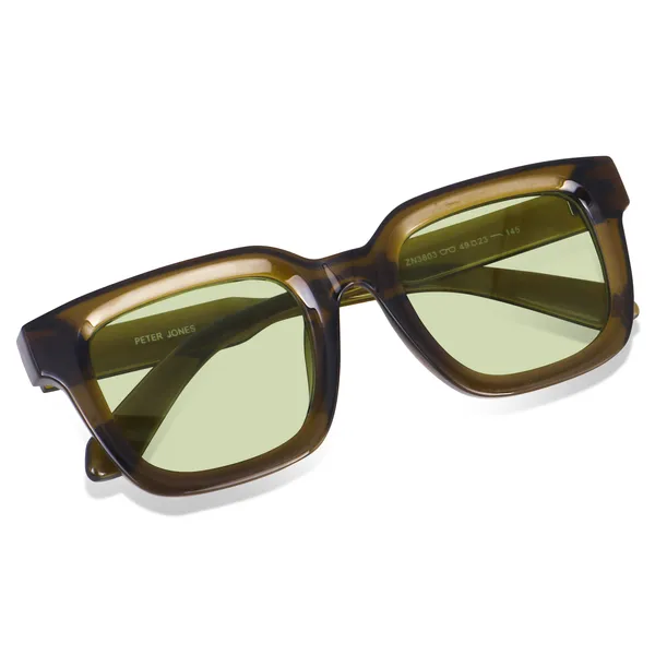 Green_Large_Square_UV/UB_Protected_Sunglasses_(3803GR)_-_For_Unisex