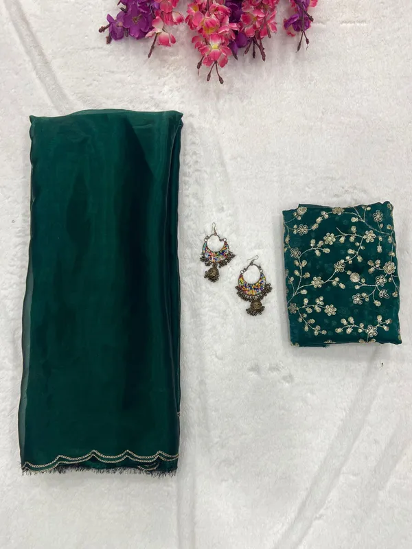GREEN_SOFT_JIMMY_CHOO_EMBROIDERED_SAREE