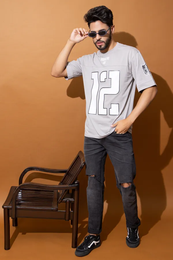 Grey_Cotton_Blend_Printed_Round_Neck_Soft_T-Shirt_For_Men