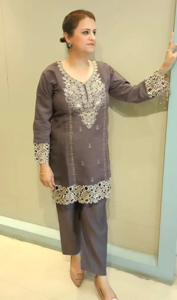 Grey_Muslin_Co-Ord_Set_Straight_Cut_For_Women