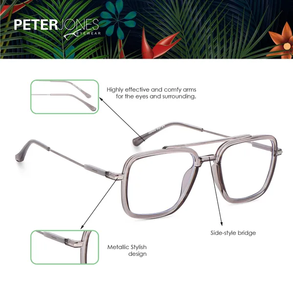 Grey_Transparent_Square_Medium_Blue_Light_Blocking_Computer/Gaming_Glasses_(AG2822GT)_-_For_Unisex