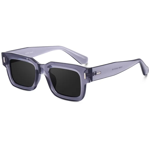 Grey_Large_Square_UV/UB_Protected_Sunglasses_(3688BGT)_-_For_Unisex