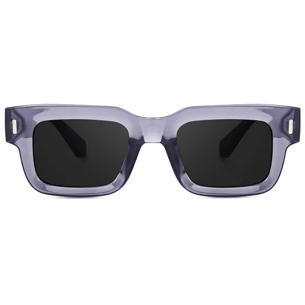 Grey_Large_Square_UV/UB_Protected_Sunglasses_(3688BGT)_-_For_Unisex