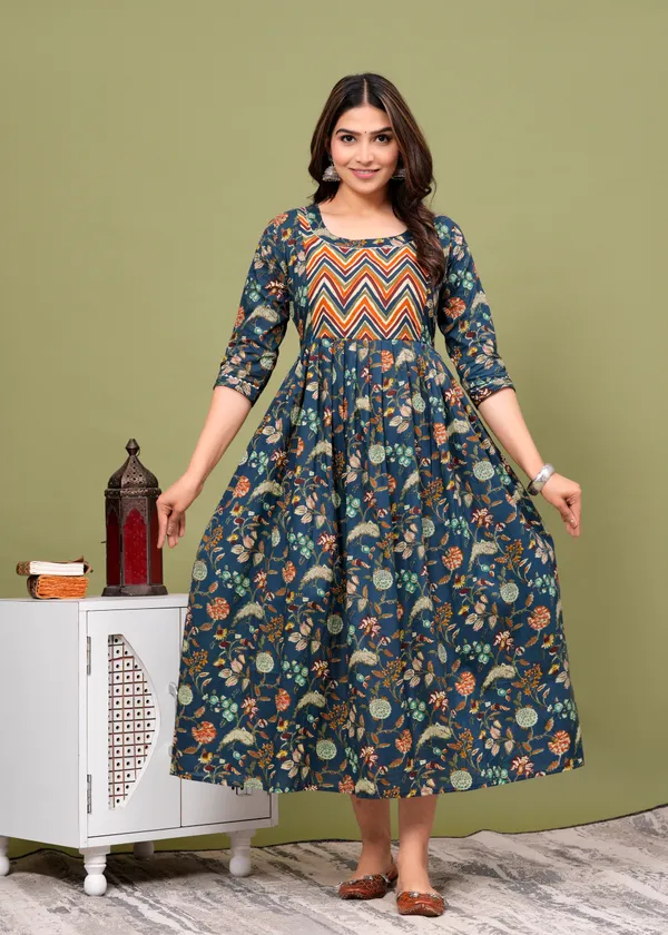 Grey__Cotton_Maternity_And_Feeding_Kurti