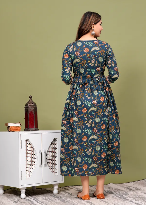 Grey__Cotton_Maternity_And_Feeding_Kurti
