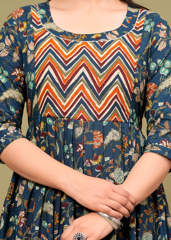 Grey__Cotton_Maternity_And_Feeding_Kurti
