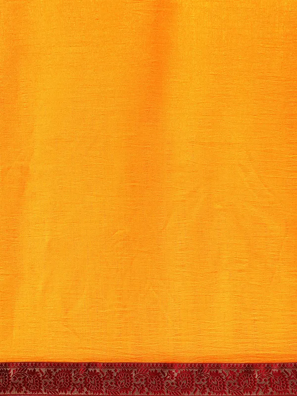 Yellow_Vichitra_Silk__Saree_Fancy_Border_With_Swaroski_Diamond_Work
