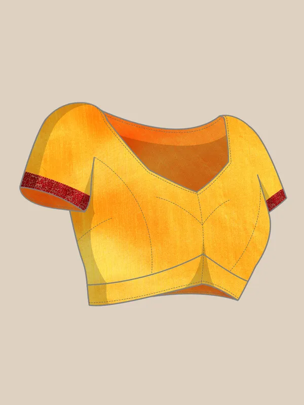 Yellow_Vichitra_Silk__Saree_Fancy_Border_With_Swaroski_Diamond_Work