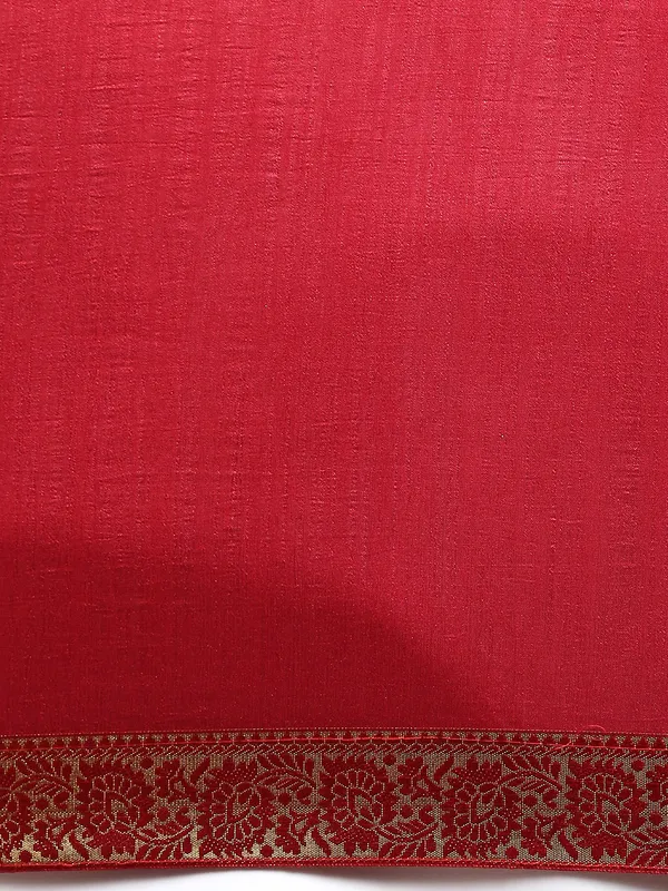 Maroon__Vichitra_Silk__Saree_Fancy_Border_With_Swaroski_Diamond_Work