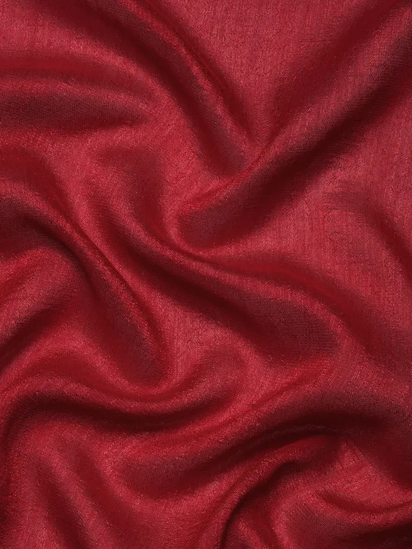 Maroon__Vichitra_Silk__Saree_Fancy_Border_With_Swaroski_Diamond_Work