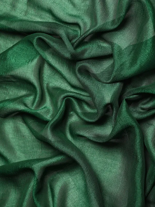 Green__Vichitra_Silk__Saree_Fancy_Border_With_Swaroski_Diamond_Work