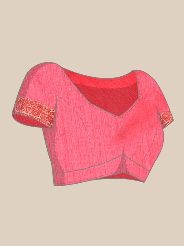Pink_Vichitra_Silk__Saree_Fancy_Border_With_Swaroski_Diamond_Work