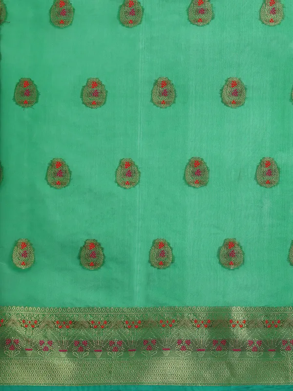Morpich_Organza_Silk_Saree