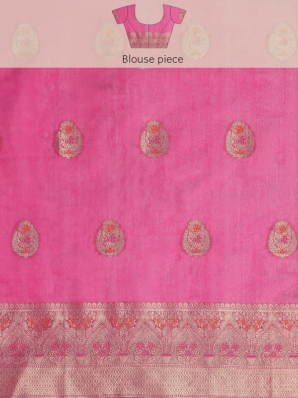 Morpich_Organza_Silk_Saree