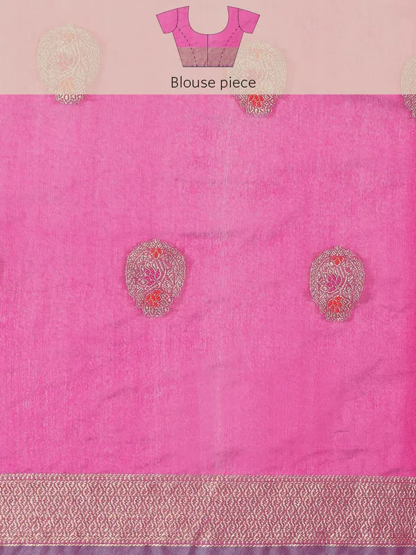 Rama_Organza_Silk_Saree
