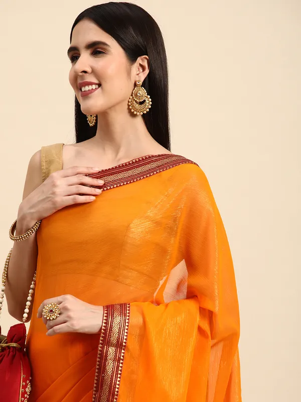 Indian_Women_Yellow_Chiffon_Georgette_Foil_Work