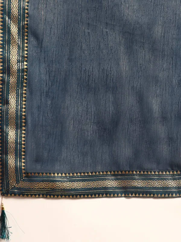 Indian_Women_Blue_Chiffon_Georgette_Foil_Work