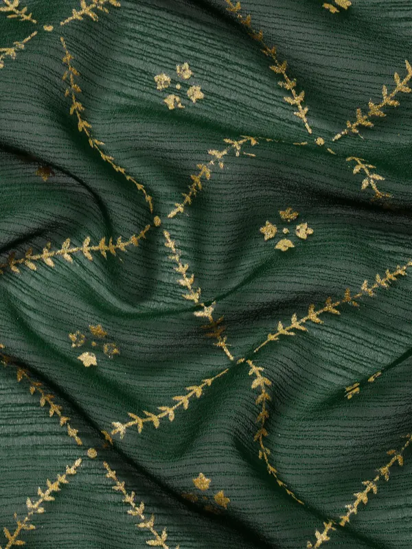 Green_Zomato_Bandhani_Foil_Work_Beautiful_Saree